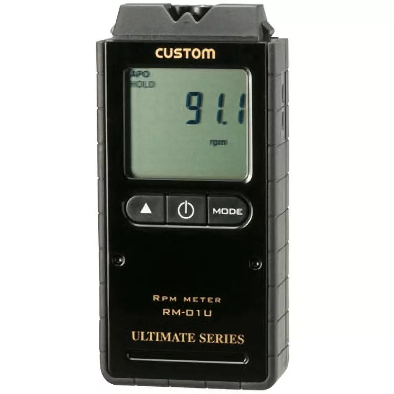 CUSTOM Tachometer Instruction manual, strap, protective cover, reflective tape Included Components, RM-01U