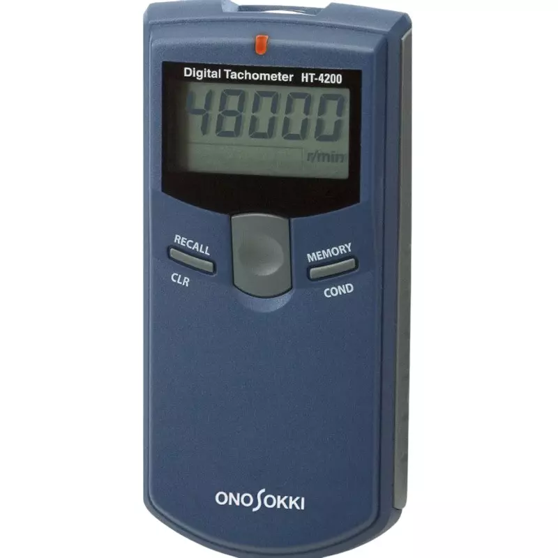 Ono Sokki Digital Hand Tachometer AAA batteriesx3 Power Supply 0 to 40 ℃ Operating Temperature Range, HT-4200