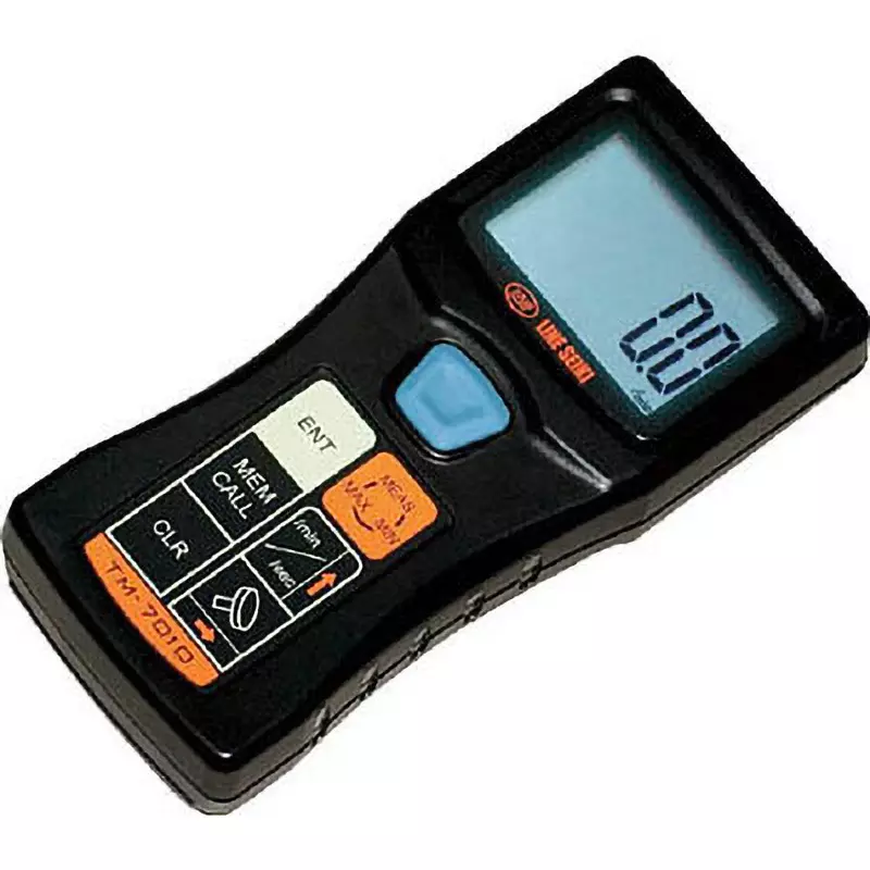 LINE SEIKI Hand Tachometer 4 xAAA batteries (included) Power Supply About 30 Continuous Operating Time, TM-7010