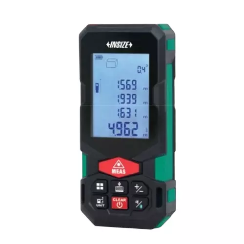 Insize Laser Distance Meter 0.2 to 100 m Measuring Range and +/- 2 mm Accuracy, 9564-D50
