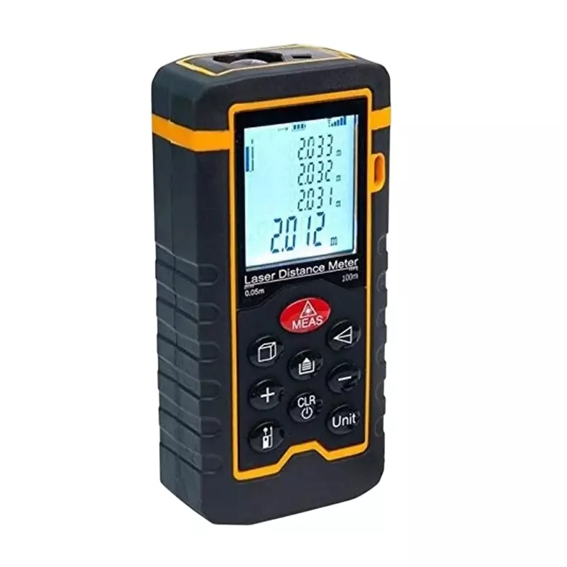 Kerro Laser Distance Meter LCD Display 0.05 to 100 m Range, DM-100