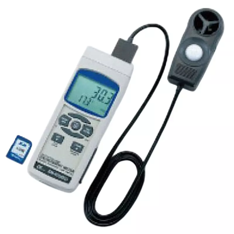 Ichinen TASCO Multi-Environmental Meter UM-3 x 6, AC adapter (sold separately) Power Supply 10 to 95 Humidity Measurement, TA413MZ