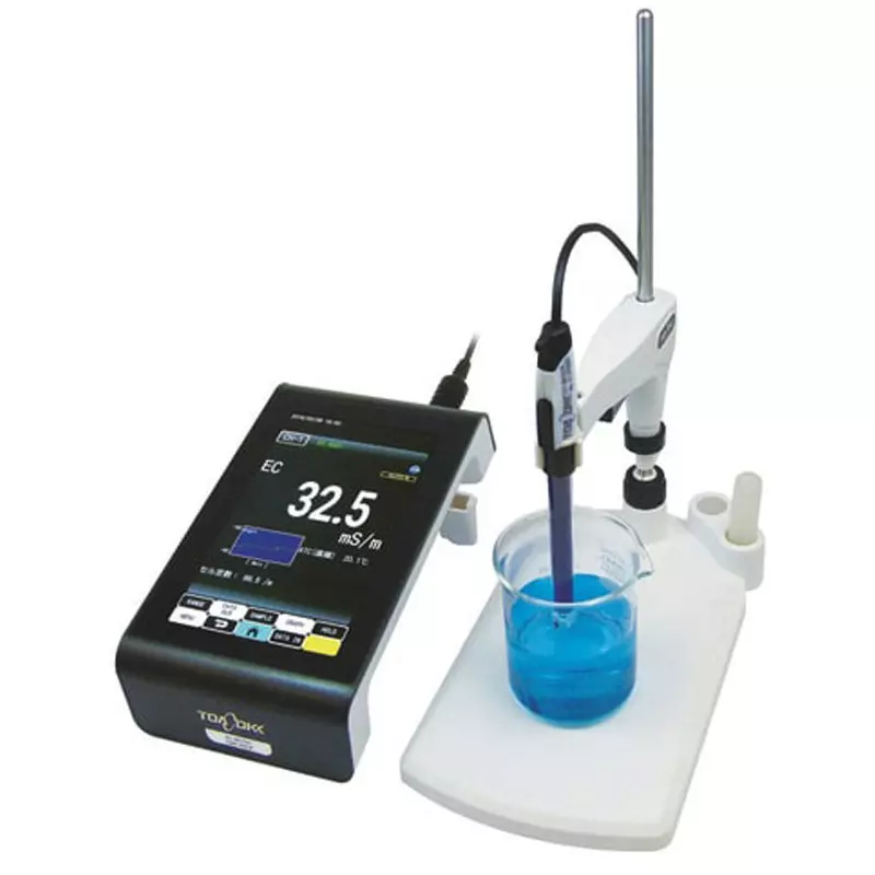 East Asia DKK Water Quality Meter TDS (Total Dissolved Solids): Manual/Automatic Range Switching, 0-99.99 mg/L,, CM-42X+CT58101B