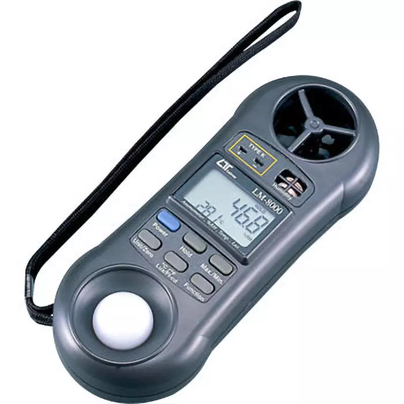 KENIS Environmental Meter 006 P (9 V) batteryx1 (included) Power Supply, LM-8000 (with external sensor)