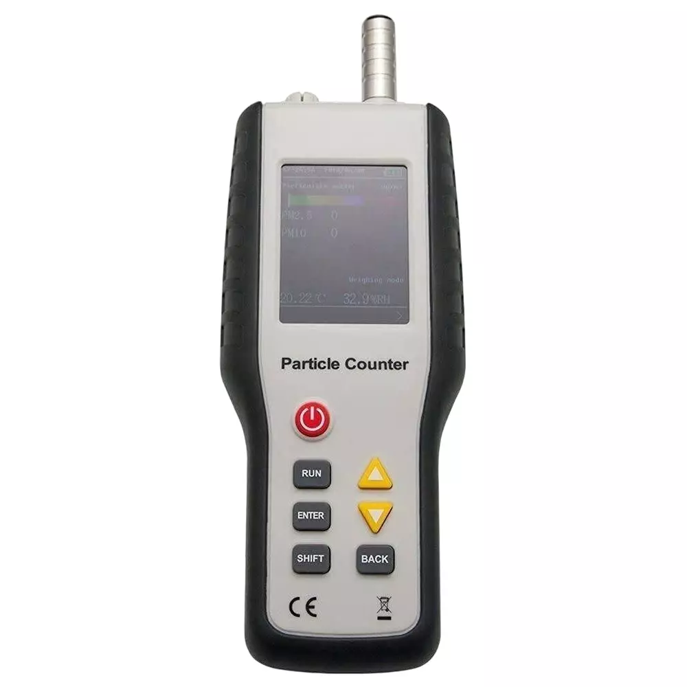 HSETIN Air Quality Particle Counter with High Sensitivity PM0.3/2.5/10 µm Air Dust Detector, HT-9600