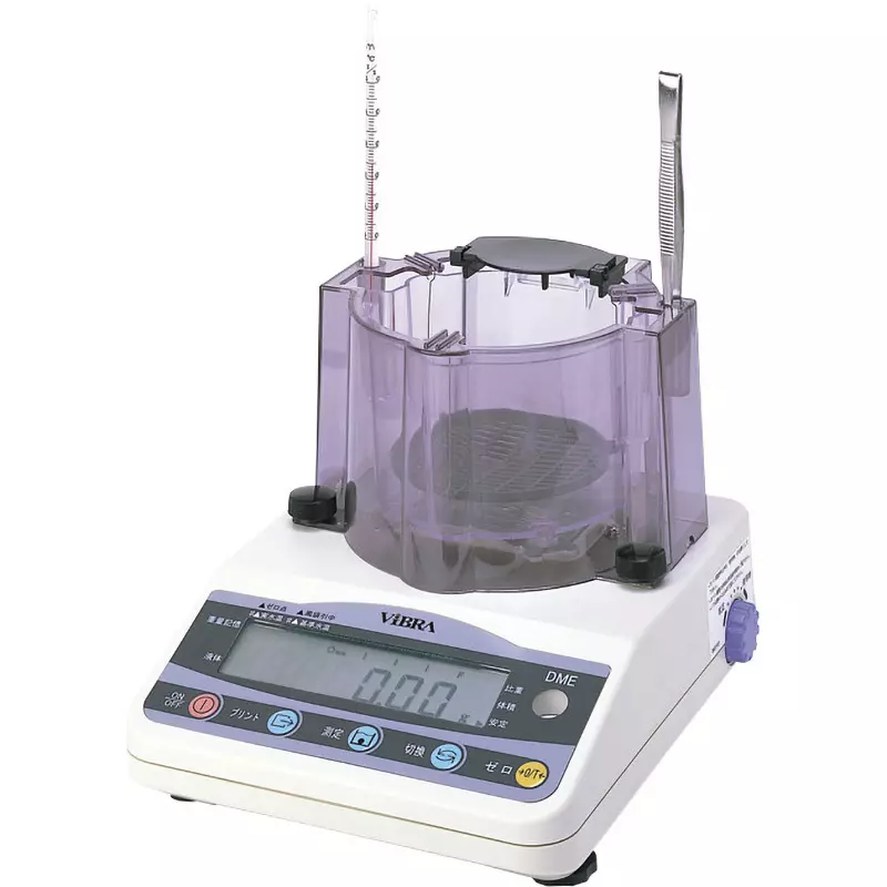 VIBRA Hydrometer Dedicated AC adapter Power Supply 0.01 g Minimum Reading 0 to 40 ℃ Temperature Range, DME-220H