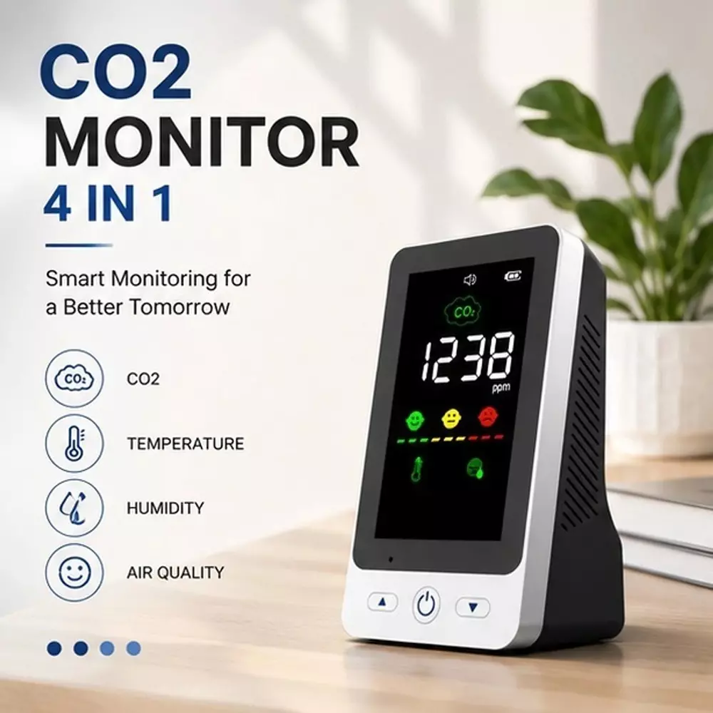 hsetin-4-in-1-co2-air-quality-monitor-meter-multifunctional-battery-powered-plastic-10c-to-50c-temperature-range-for-labs-industrial-use