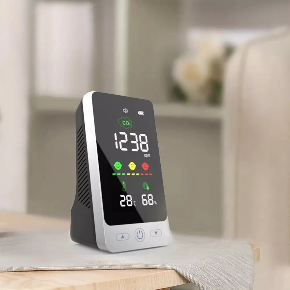 hsetin-4-in-1-co2-air-quality-monitor-meter-multifunctional-battery-powered-plastic-10c-to-50c-temperature-range-for-labs-industrial-use