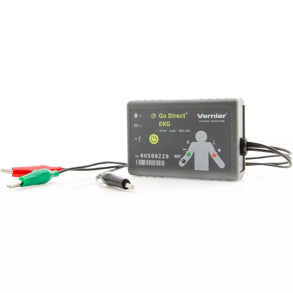 NARIKA EKG Sensor 24 μV Minimum Reading electro-cardiogram Measuring Unit Wireless, USB Connector, E31-8200-28