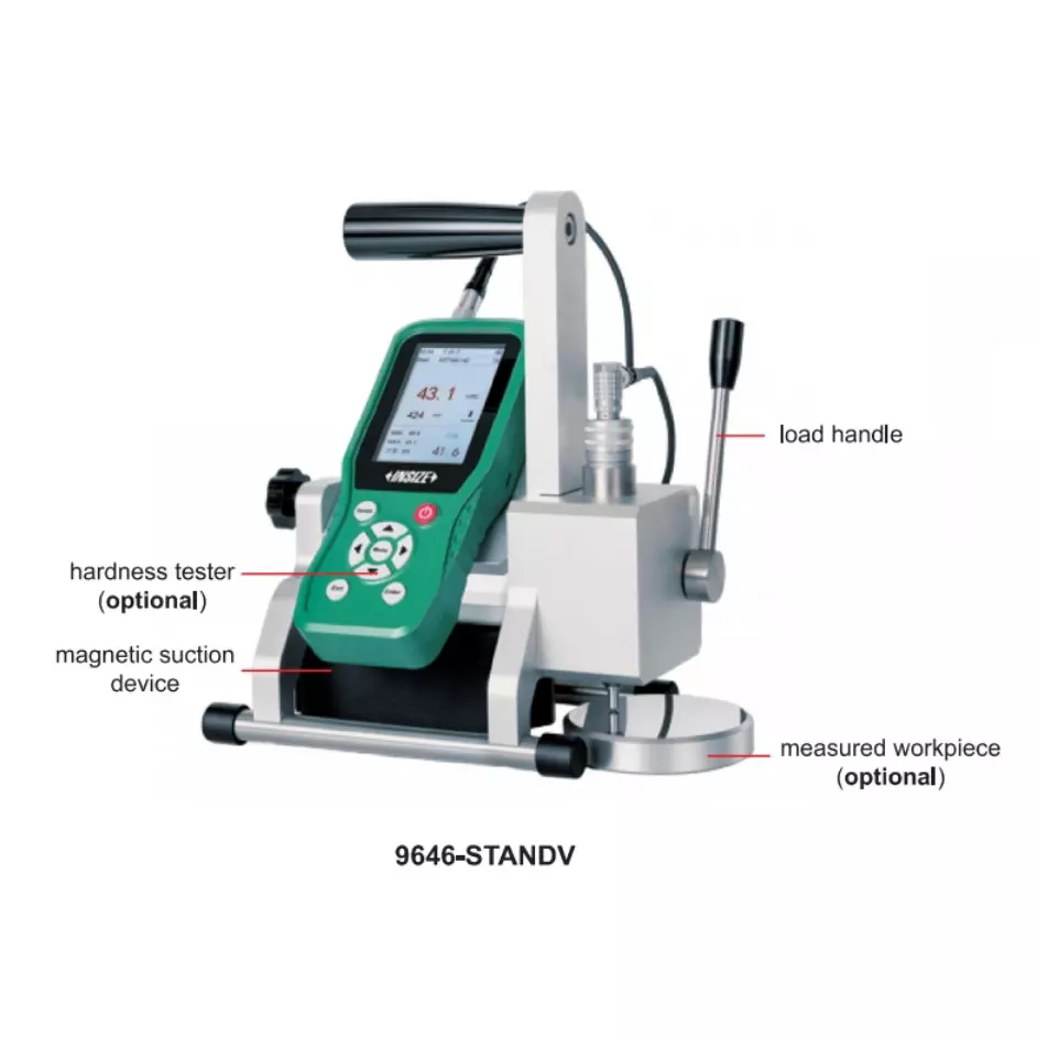 insize-test-stand-magnetic-base-with-170x50-mm-minimum-magnetic-suction-plane-size-for-9646-series-ultrasonic-hardness-tester-9646-standv