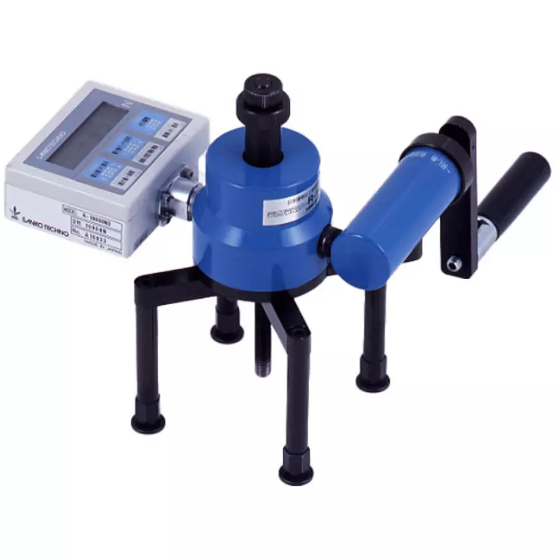Sanko Tensile Adhesion Tester Center shaft: W3/8 fully threaded bolt Specifications Load: Nonlinearity: ±3% FS±1 digit, RJ-1