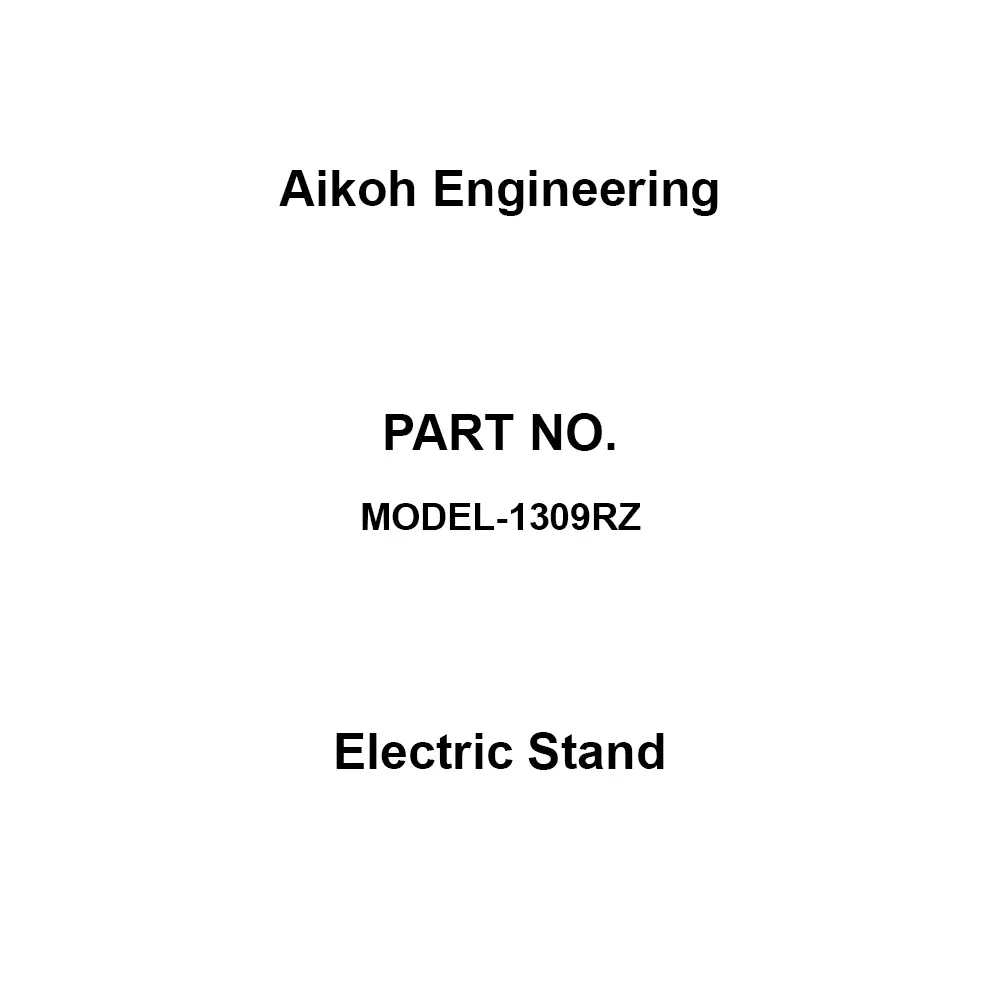 Aikoh Engineering Electric Stand AC100 V to 120 V/AC200 V to 240 V Power Supply 400 Stroke, MODEL-1309RZ