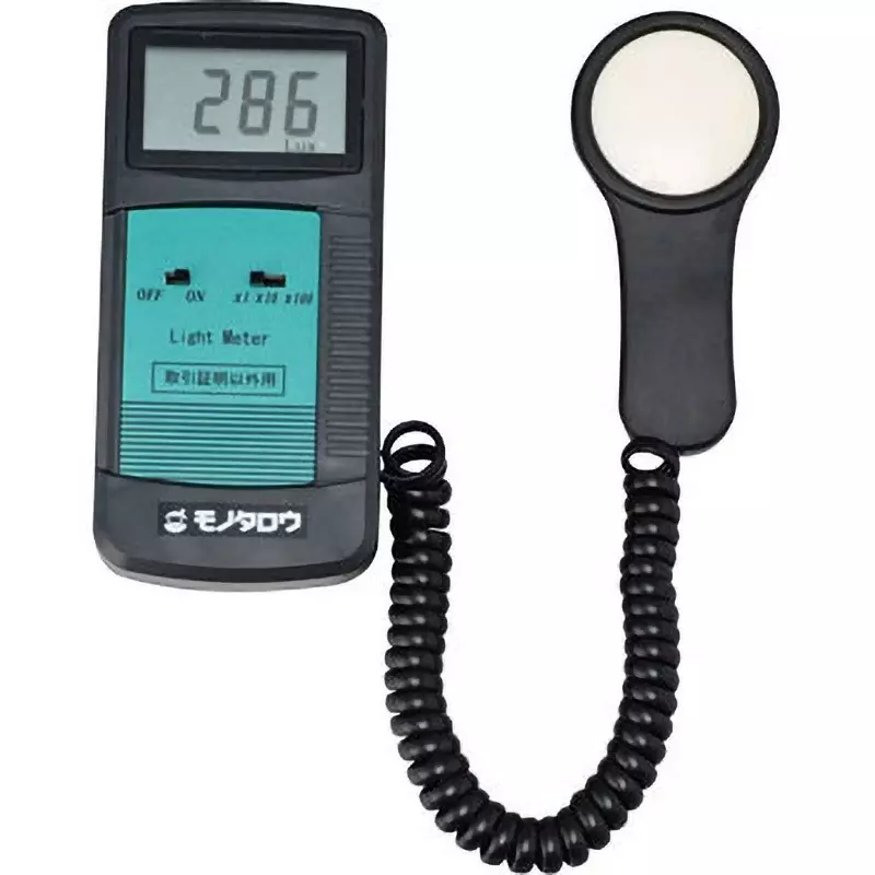 MonotaRO Digital Illuminometer Separate Type ±(5%+10digits) Accuracy, M101