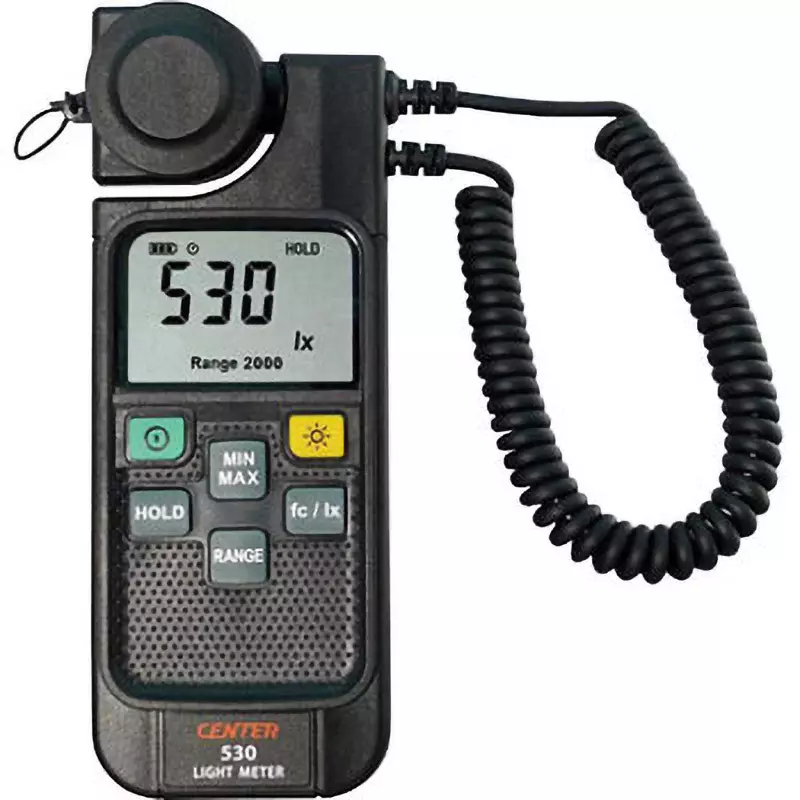 KENIS Digital Illuminance Meter AA batteryx2 (with test battery) Power Supply ±3%rdg Accuracy, 530