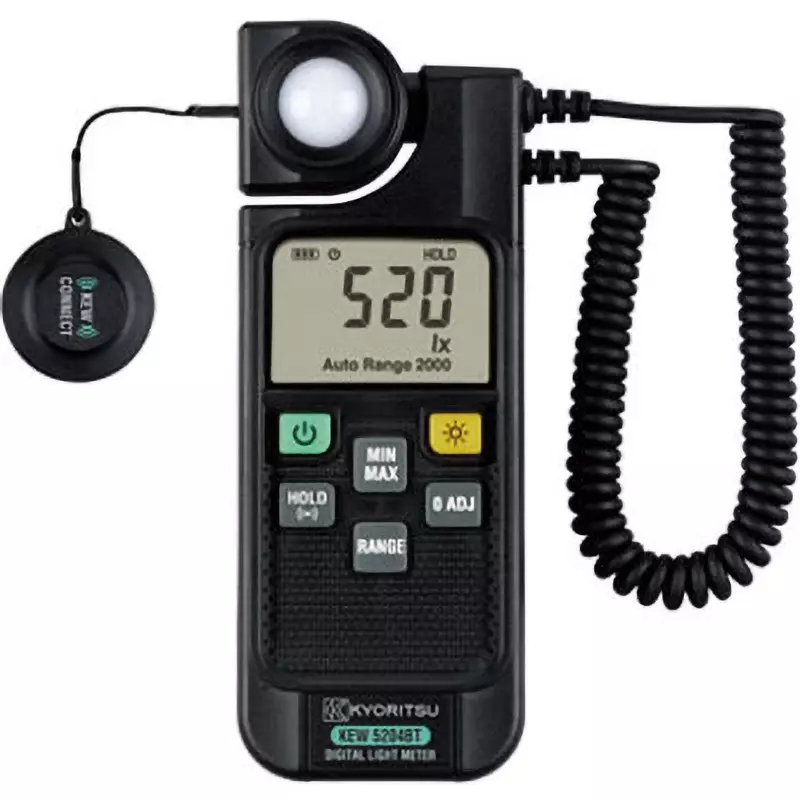 Kyoritsu Illumination Meter 0 ° C-40 ° C, relative humidity 80% or less (no condensation) Operating, KEW5204BT