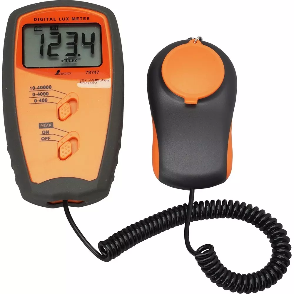 Shinwa Rules Digital Lux Meter Separate Type, 78747