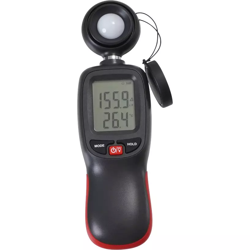 MonotaRO Digital Illuminometer ABS Resin 0 to 200000 Lux Measuring Range, 76862599