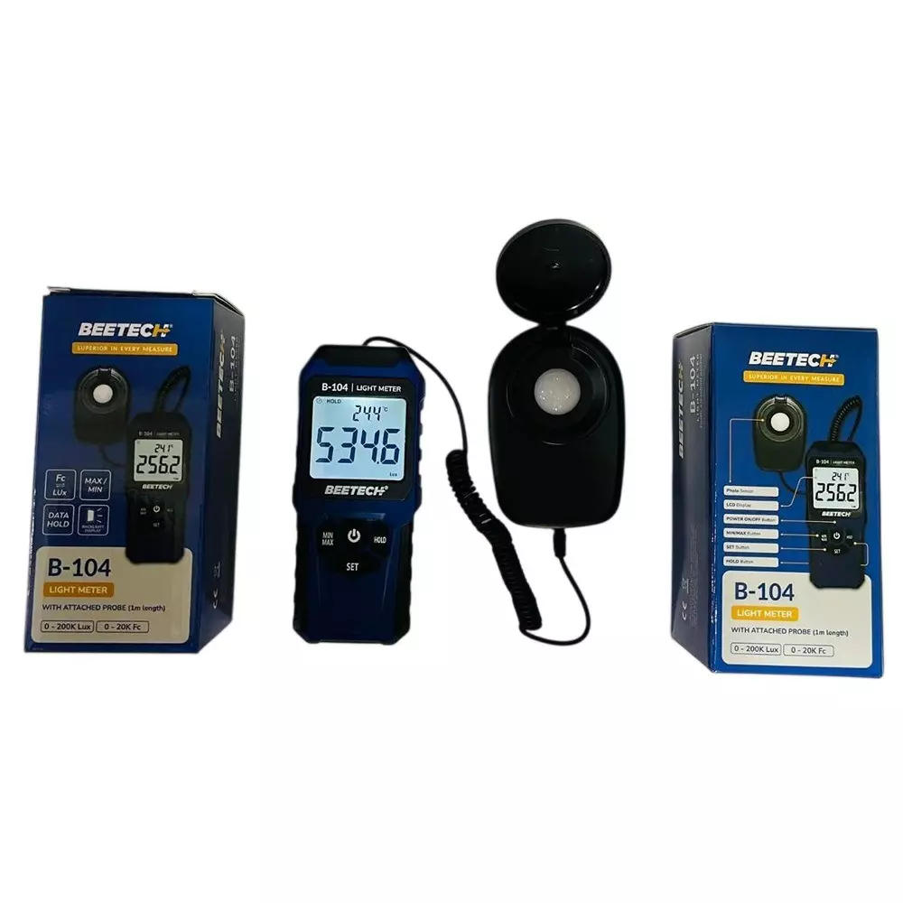 beetech-digital-light-meter-with-attached-probe-0-to-200-k-lux-0-fc-to-200-fc-measurement-range-and-10c-to-60c-temperature-range-b-104