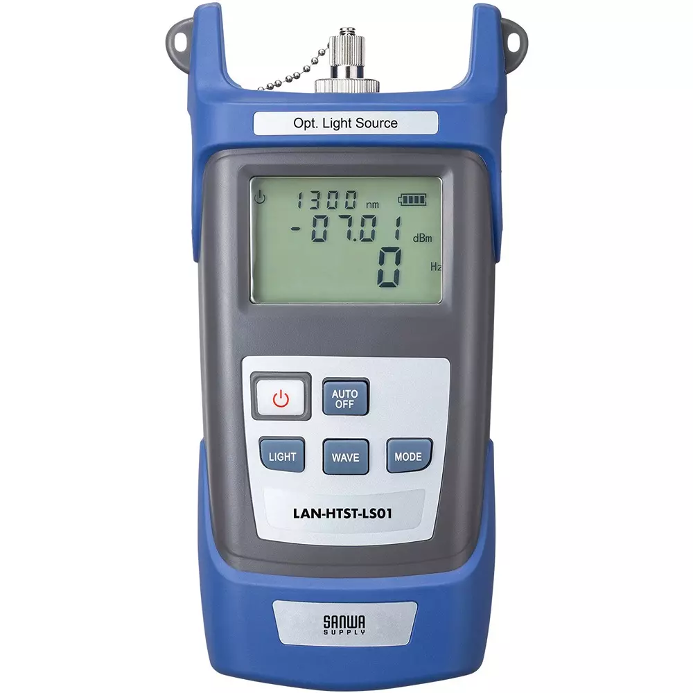 SANWA SUPPLY Light Source [Measurement compatible] 2000 Cable Length (m) Fiber optic light source, FC connector, LAN-HTST-LS01