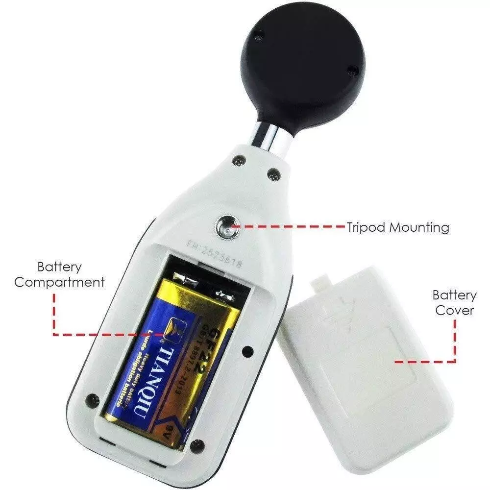 HSETIN Digital Lux Meter with 0 to 200000 Lux Range and 5 sec Sampling Time, Digital Lux Meter