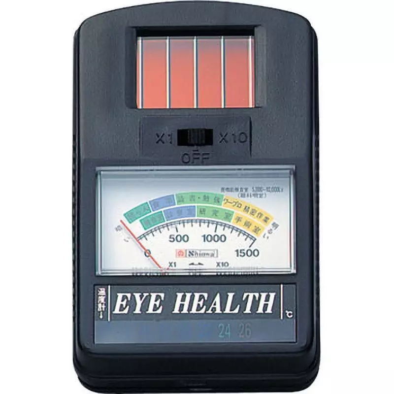 Shinwa Rules Illuminance Meter Eye Health 100x64x24 mm, 78604