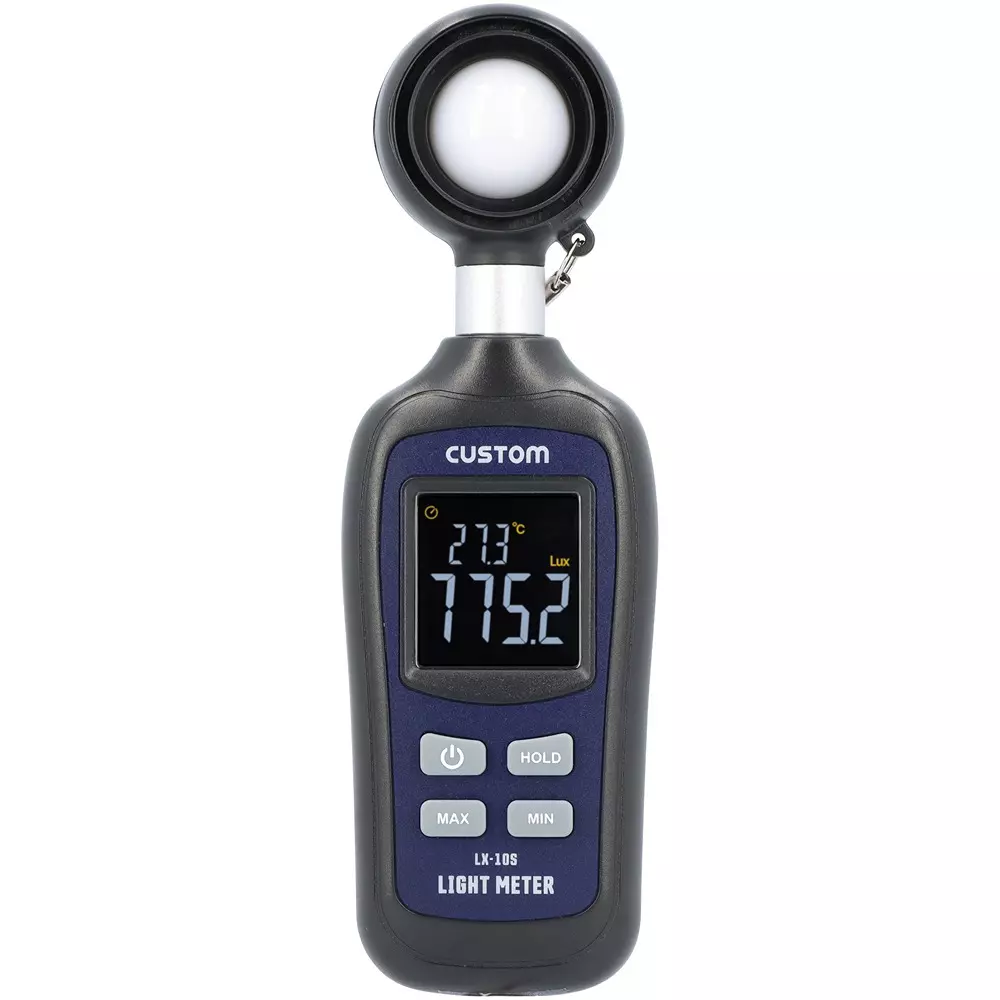CUSTOM Digital Illuminance Meter 3 xAAA batteries (sold separately) Power Supply, LX-10S