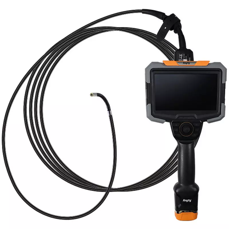 THREE R SOLUTION Industrial Endoscope 5 Cable Length 12.6 Input Voltage White LEDx8 Light Source, 3R-KFIBER6050AF