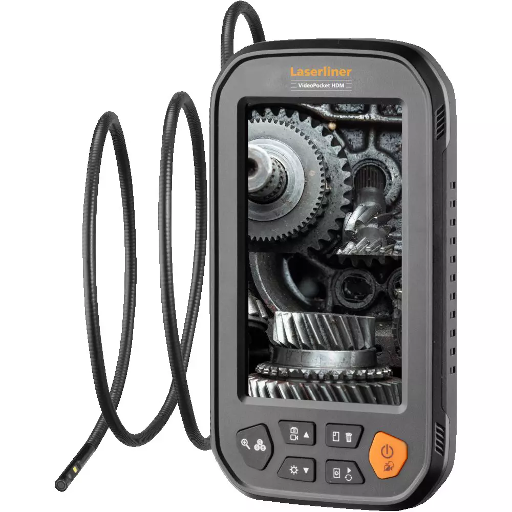 Laserliner Industrial Endoscope 4 AA alkaline batteries Power Supply Camera: 1 Cable Length 4 times Digital Zoom, 082264A