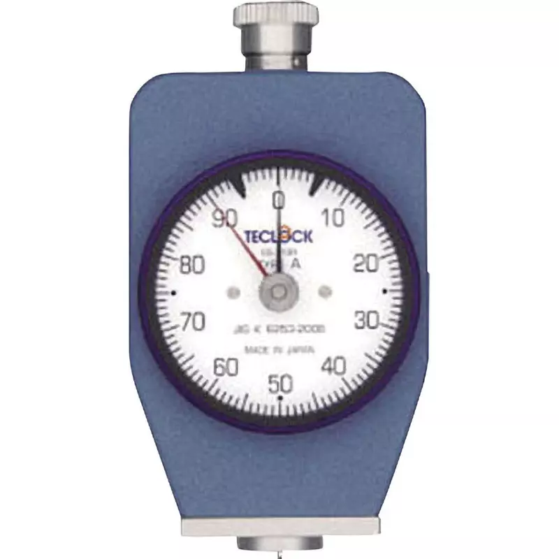 Teclock Hardness Meter Analog type Φ55 mm Outer Frame Diameter 0 to 100 ° Angle Measurement Range, GS-720G