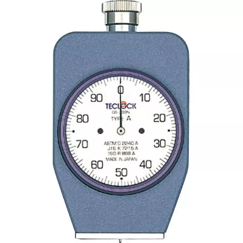 Teclock Hardness Meter Analog type Φ55 mm Outer Frame Diameter 0 to 100 ° Angle Measurement Range, GS-709N