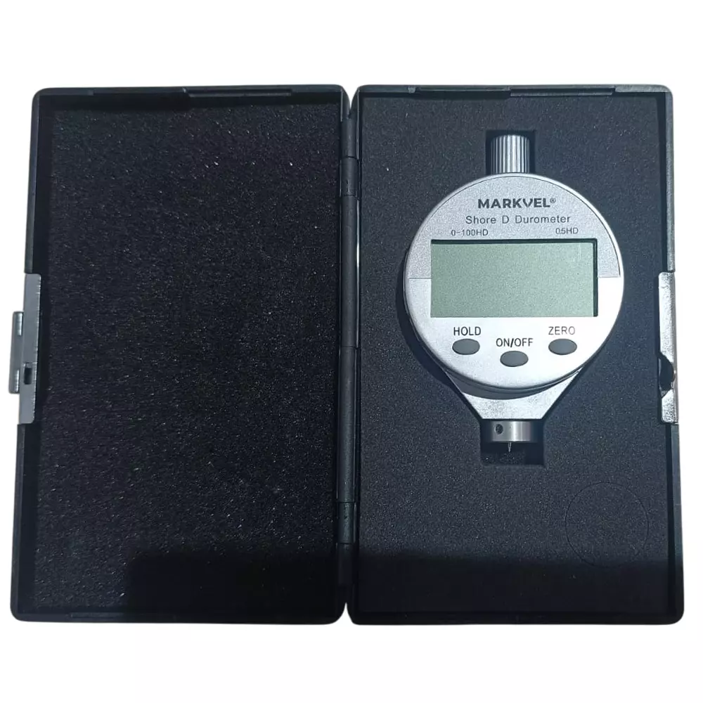 Markvel 0 to 100HD Range Alloy Steel & Plastic Digital Durometer/Rubber Hardness Tester Shore D, 528-D