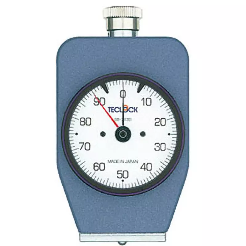 Teclock Hardness Meter Analog type Φ55 mm Outer Frame Diameter 0 to 100 ° Angle Measurement Range, GS-701G