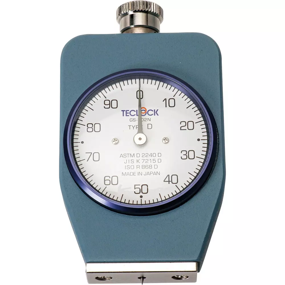 Teclock Hardness Meter Analog type Φ55 mm Outer Frame Diameter 0 to 100 ° Angle Measurement Range, GS-702N