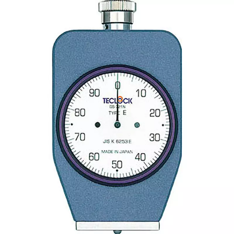 Teclock Hardness Meter Analog type Φ55 mm Outer Frame Diameter 0 to 100 ° Angle Measurement Range, GS-721N