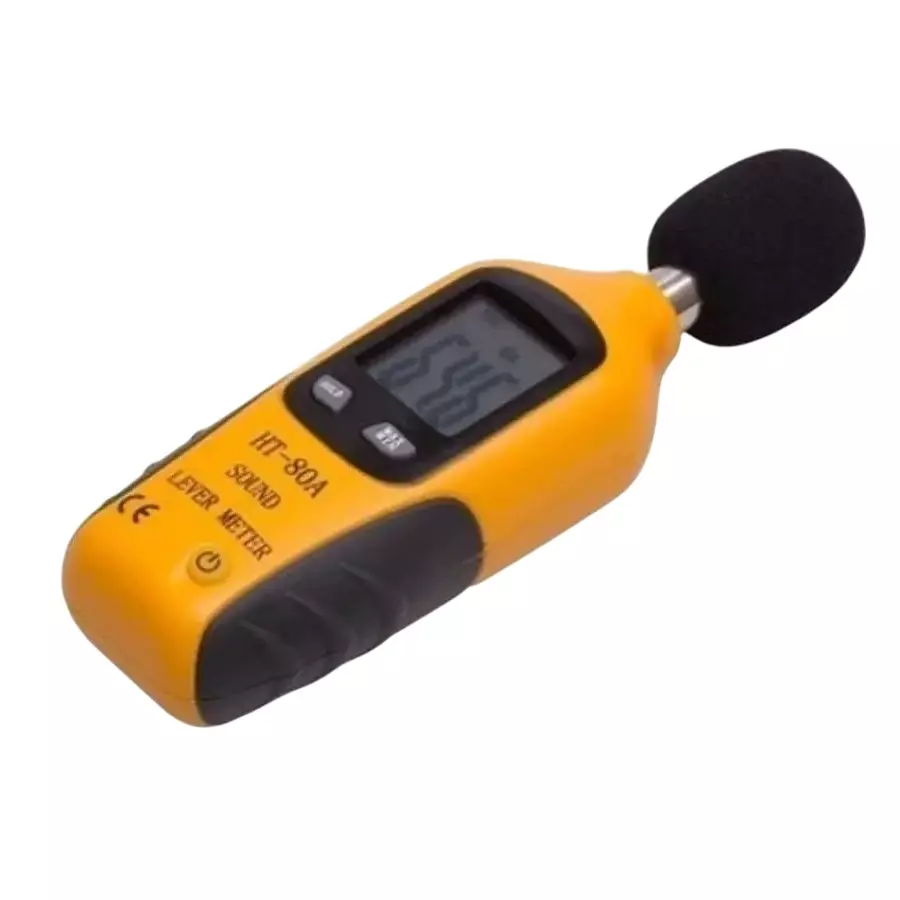 KERRO Sound Level Meter with LCD Display, 35 dBA - 100 dBA Measurement Range and ± 3 dBA Accuracy, HT-80A