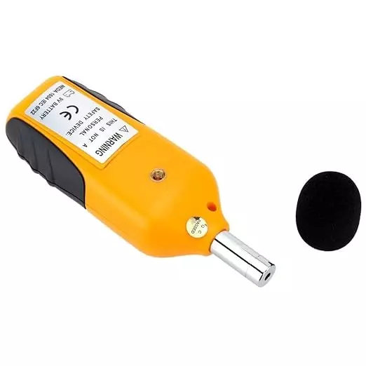 KERRO Sound Level Meter with LCD Display, 35 dBA - 100 dBA Measurement Range and ± 3 dBA Accuracy, HT-80A