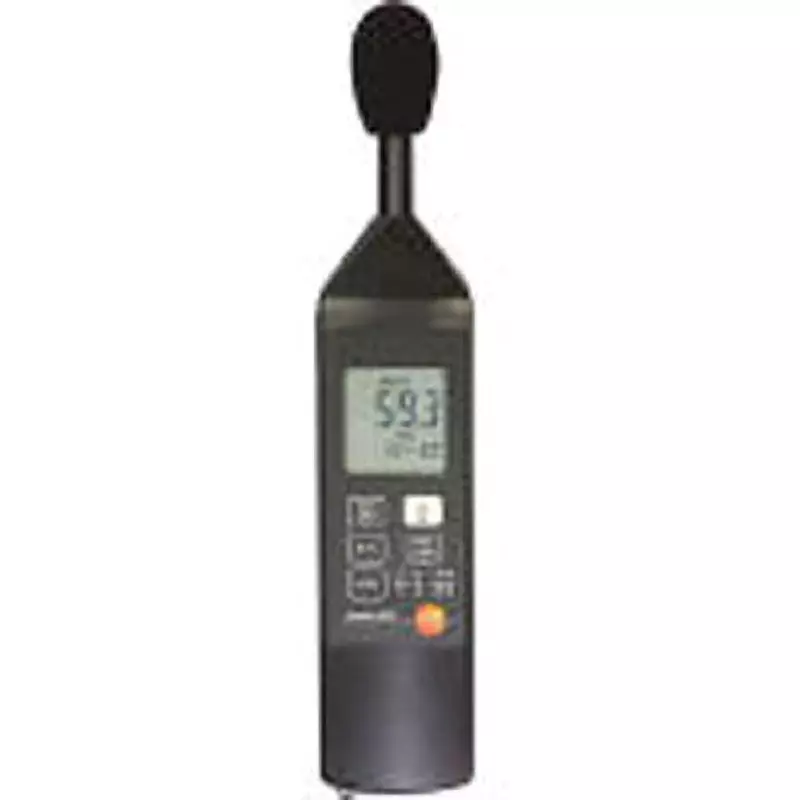 Testo Digital Sound Level Meter Stacked 9 V batteriesx1 (included) Power Supply 0.1 dB Resolution, 0563 8155