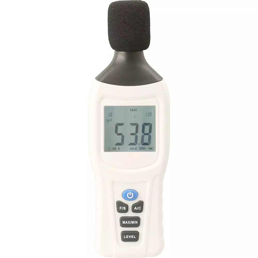 MonotaRO Digital Sound Level Meter A / C Characteristics ± 1.4 dB (94 dB at 1 kHz), 33666719