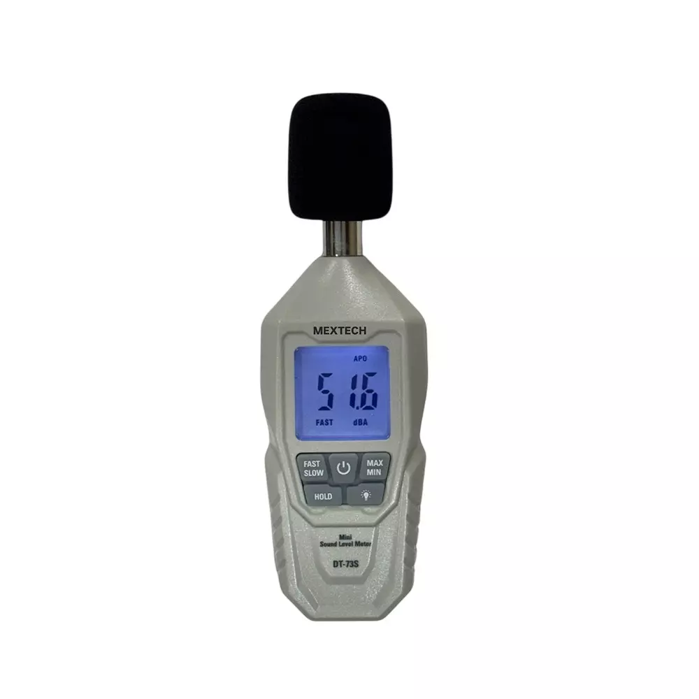 MEXTECH Mini Sound Level Meter LCD 3½ Digit 0.1 dB Resolution 30 – 130 dB Sound Level A Weighting, DT73S