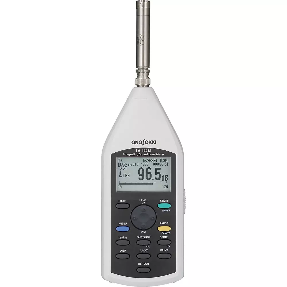 Ono Sokki Sound Level Meter JISC1509-1: 2017 Class 2, IEC61672-1: 2013 Class2 Applicable Standard, LA-1441A