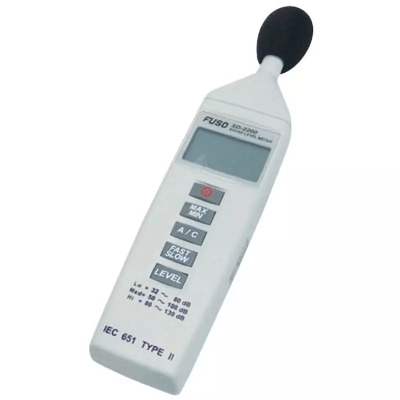 A-Gas Japan Digital Sound Level Meter 006 P(9 V) battery Power Supply About 60 Battery Life, SD-2200