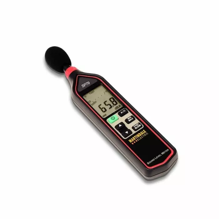Martindale SP79 Sound Level Meter 32 dB to 130 dB 8 kHz max with RS Calibration, SP79