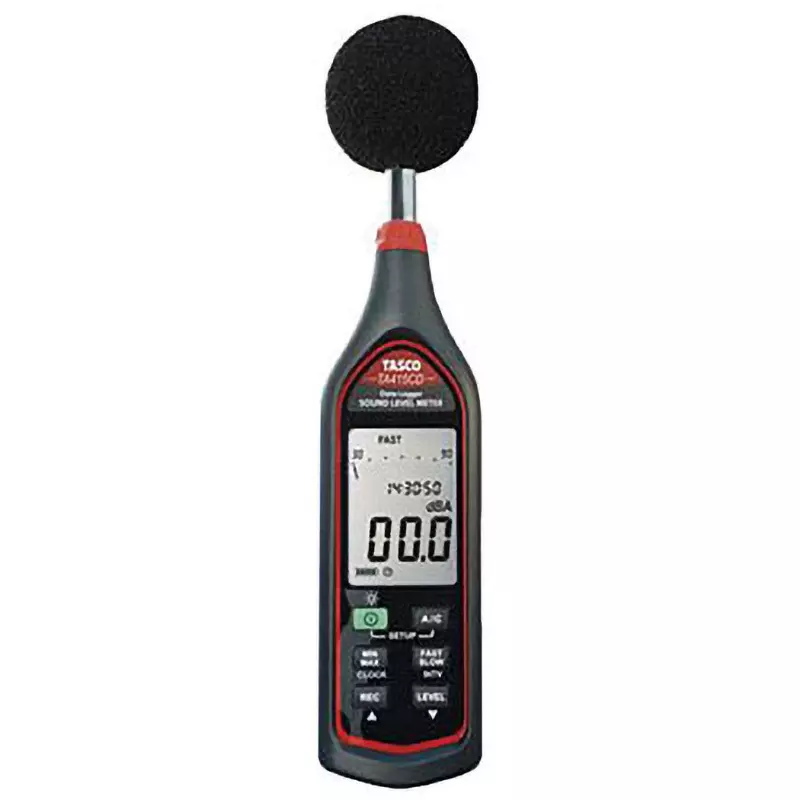 Ichinen TASCO Sound Level Meter ±1.4 dB Accuracy 1.5 V AAA battery x 4 Power Supply Windshield, instruction manual, case,, TA415CD