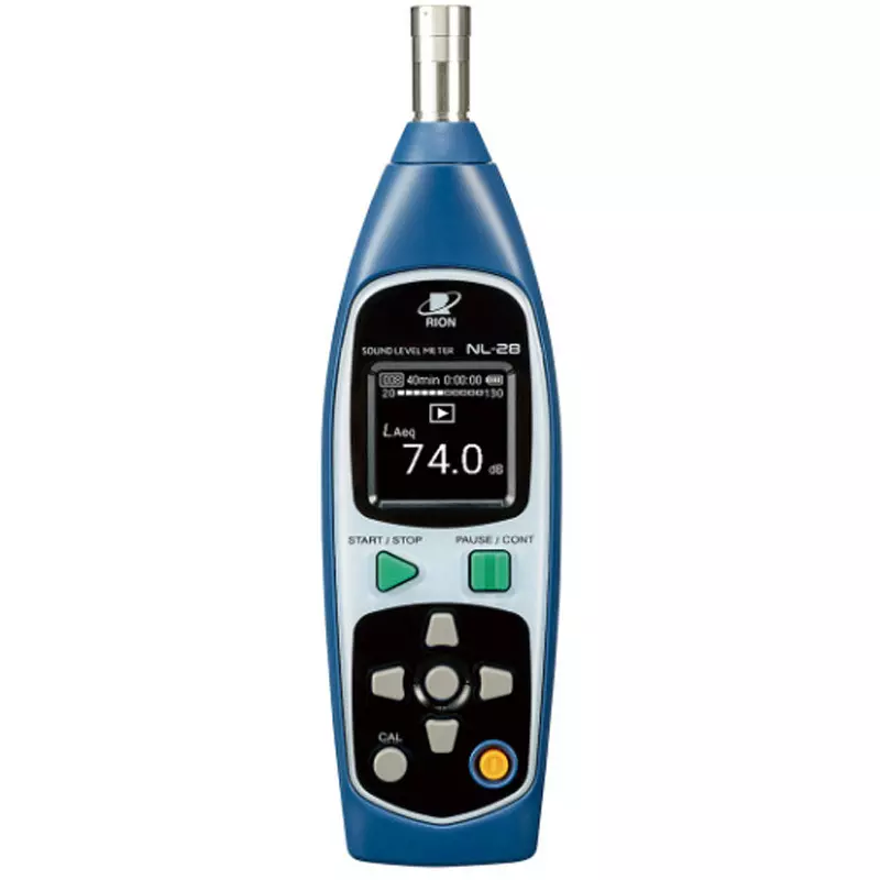 Rion Acoustic Calibrator Set [Standard Sound Level Meter (NL-28)] Windscreen WS-14, windscreen anti-drop, NL-28+NC-75