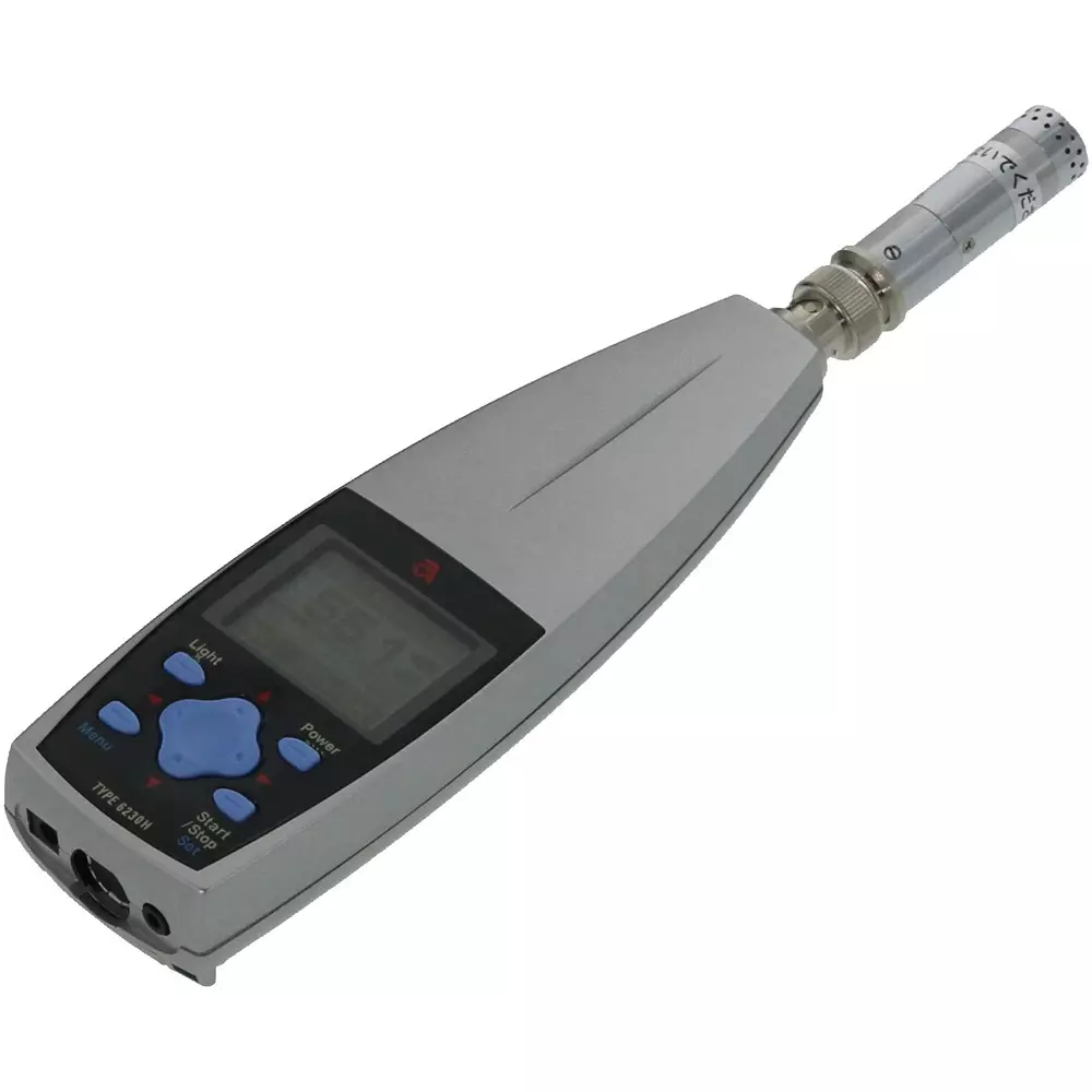 SIBATA Sound Level Meter 2 AAA alkaline batteries Power Supply, 080610-6230