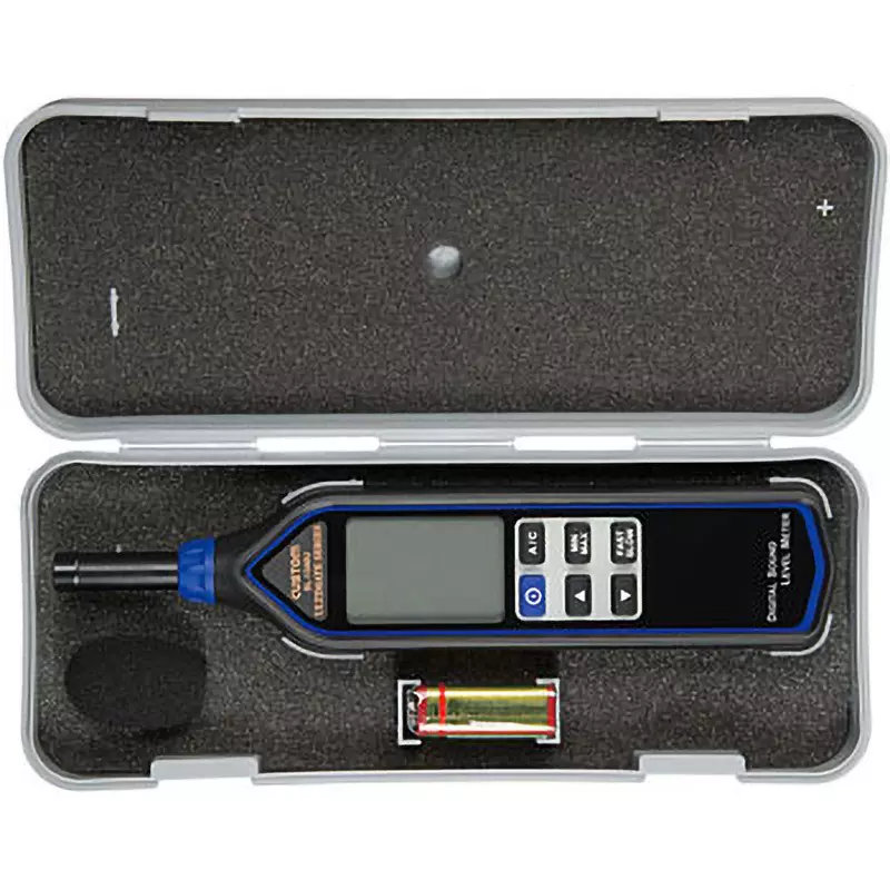 custom-digital-sound-level-meter-1-9-v-battery-power-supply-14-db-at-94-db-1-khz-accuracy-sl-1340u