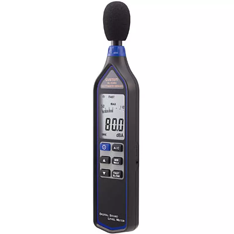 custom-digital-sound-level-meter-1-9-v-battery-power-supply-14-db-at-94-db-1-khz-accuracy-sl-1340u