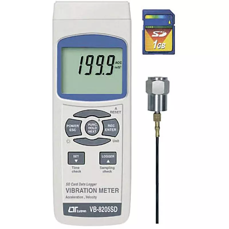 Mother Tool Vibration Meter 203x76x38 mm Dimension, VB-8205SD