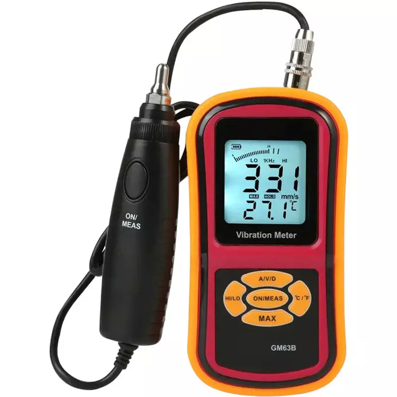Bitstrong Vibration Meter 9 v battery Power Supply 0 to 40 Operating Temperature Range (℃) Approximately 20 hours of, BS-GM63B