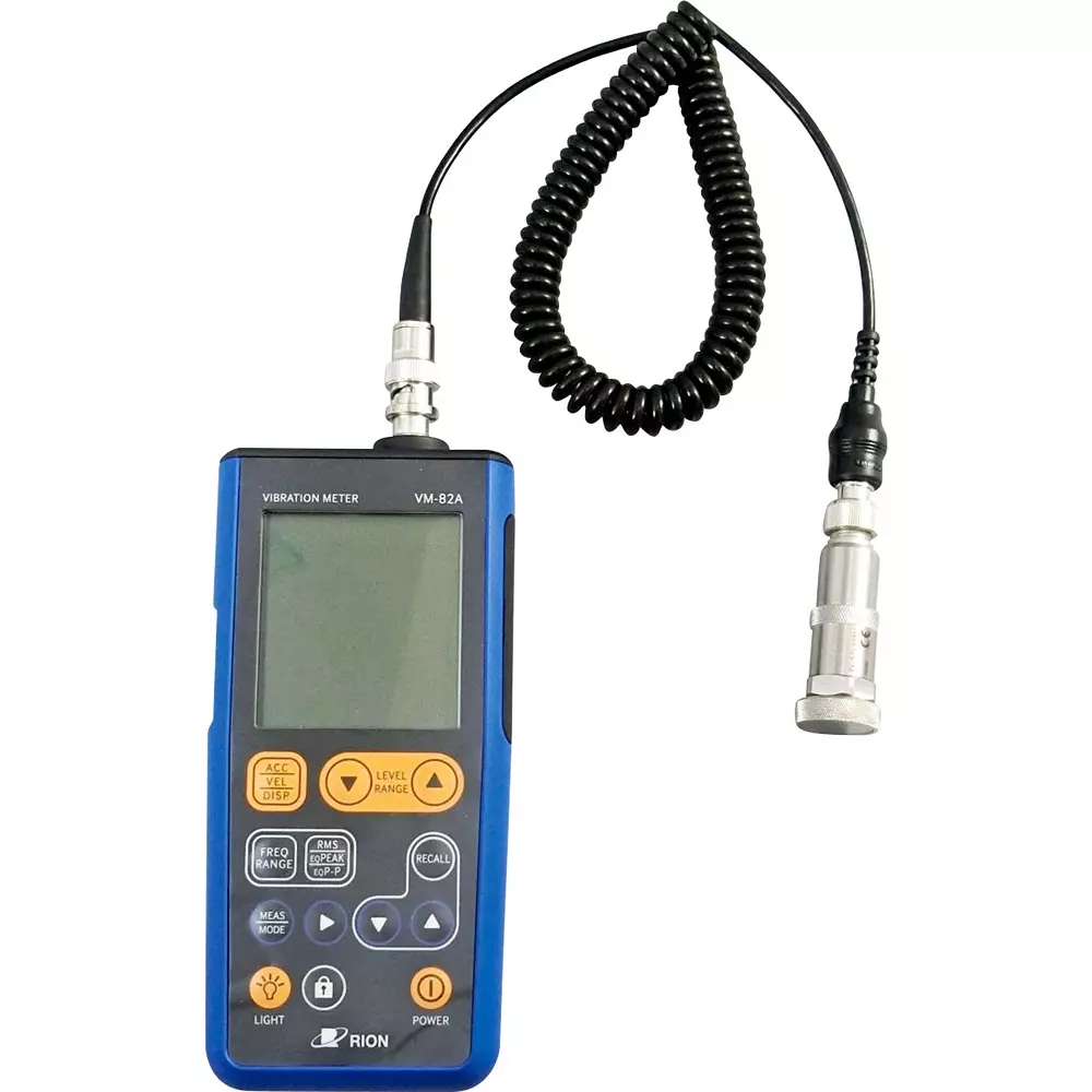 Rion Vibration Meter 4 AA batteries (alkaline / nickel) or AC adapter (NC-98 C sold separately) Power Supply, VM-82A